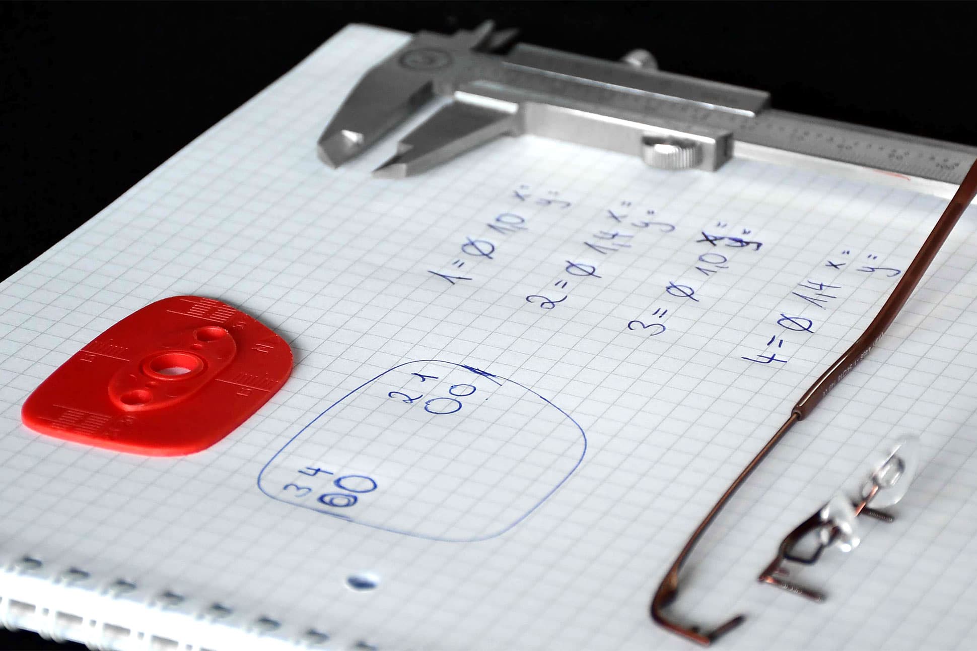 Berechnungen mit dem Messschieber