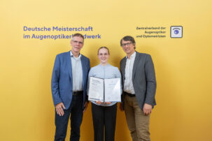 Sophia Beerenbrink gewinnt dieses Jahr bei der „Deutschen Meisterschaft im Augenoptkerhandwerk“